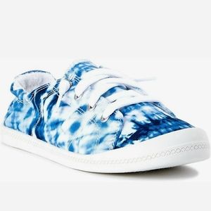 Womens Casual Scrunch Back Sneakers